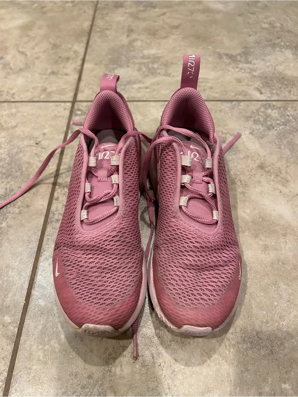 Nike Kids Air Max 270 Mesh Sneakers - Dusty Rose